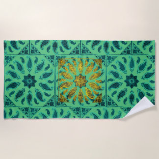 Serviette De Plage Toalla playa Medallón solar by megyarsh