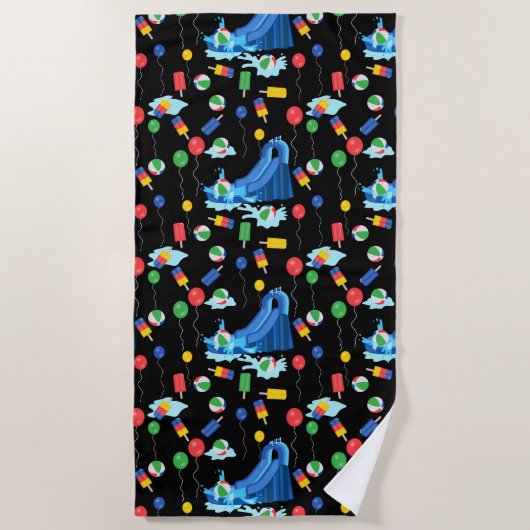 Serviette De Plage toboggan pour enfants Summer Boy Girl Fun (Devant)