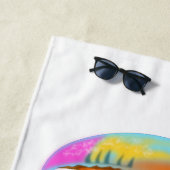 Serviette de plage Toco Toucan Bird (En situation)