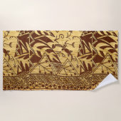 Serviette De Plage "Toile de la Terre Vieillissante" (Devant)