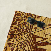 Serviette De Plage "Toile de la Terre Vieillissante" (En situation)