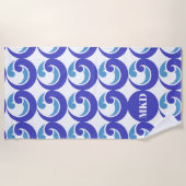 Serviette De Plage Toit de plage Monogram (Devant)