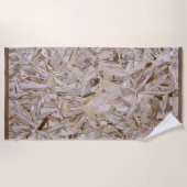 Serviette De Plage Tôles en contreplaqué de construction OSB Imprimer (Devant)