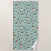 SERVIETTE DE PLAGE TOLLER (Devant)