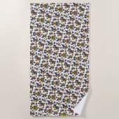 Serviette De Plage Tomboy Toy Yorkshire Yorkshire Terrier Chien chiot (Devant)