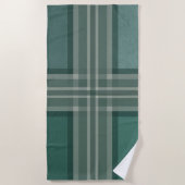 Serviette De Plage Tons verts (Devant)