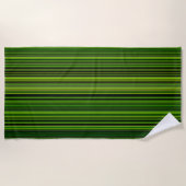 Serviette De Plage Tons verts (Devant)