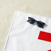 Serviette De Plage Tonya Love (En situation)