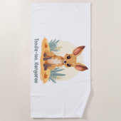 Serviette De Plage Toodle-loo, Kangaroo (Devant)