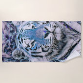 Serviette De Plage Toony Tiger bleu (Devant)