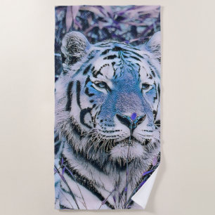 Serviette De Plage Toony Tiger bleu