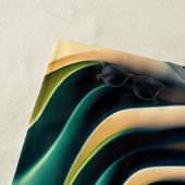 Serviette De Plage Topographic currents (En situation)