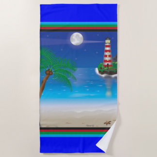 Serviette De Plage Torchon de plage à thème phare