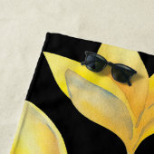 Serviette De Plage Torchon de plage de plumeria tropicale (En situation)