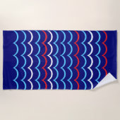 Serviette De Plage Torchon nautique (Devant)