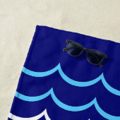 Serviette De Plage Torchon nautique (En situation)