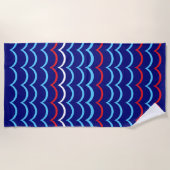 Serviette De Plage Torchon nautique (Devant)