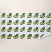 Serviette de plage Tortue (Devant)