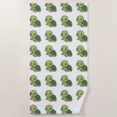 Serviette de plage Tortue (Devant)