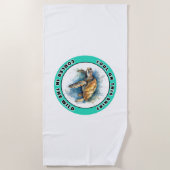 Serviette De Plage Tortue de mer (Devant)