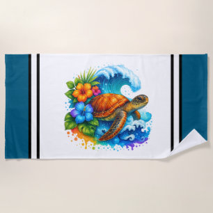 Serviette de plage Tortue de mer