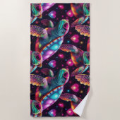 Serviette De Plage Tortue de mer Disco (Devant)