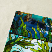 Serviette De Plage Tortue de mer Faux Verre (En situation)