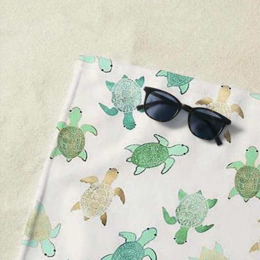 Serviette De Plage Tortues marines (En situation)