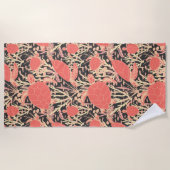 Serviette De Plage Tortues marines dans Coral Reef Motif océanique (Devant)
