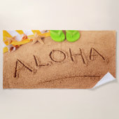 Serviette De Plage Tortueuse Hawaii Aloha Summer Beach Towel (Devant)