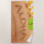 Serviette De Plage Tortueuse Hawaii Aloha Summer Beach Towel (Devant)