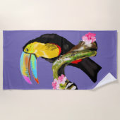 Serviette De Plage Toucan - (Devant)