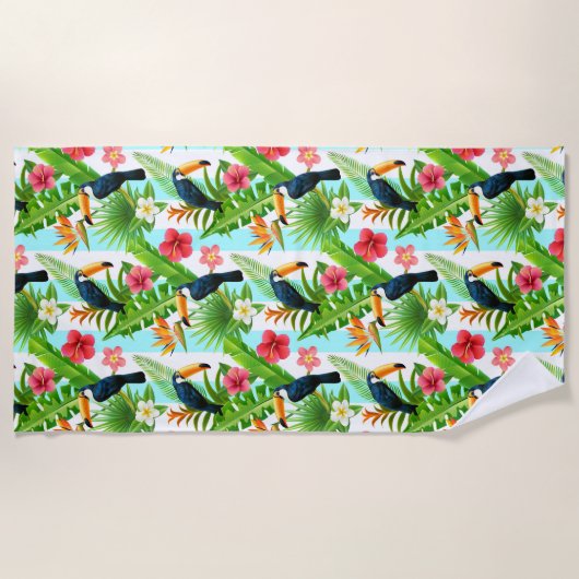 Serviette De Plage Toucan (Devant)