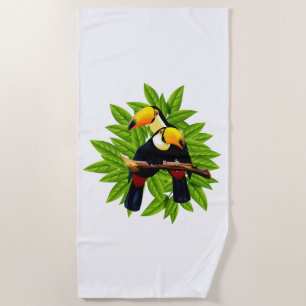 Serviette De Plage Toucan Duo