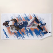 Serviette De Plage Touchdown Triumph (Devant)