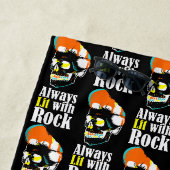 Serviette De Plage Toujours allumé avec du rock (En situation)