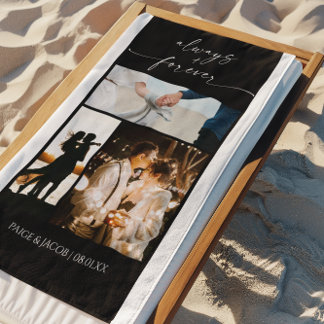 Serviette De Plage Toujours & Forever Collage de photos d'images mode