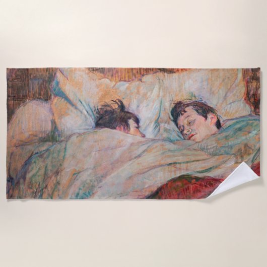 Serviette De Plage Toulouse-Lautrec - Le Lit (Devant)