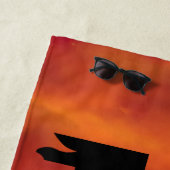 SERVIETTE DE PLAGE TOUR DE PLAGE - VOUS ÊTES FOUILLÉ ! (En situation)