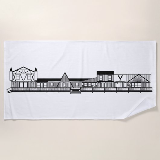 Serviette De Plage Tour de promenade VOFS (Devant)