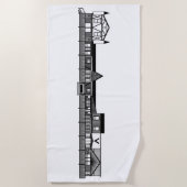 Serviette De Plage Tour de promenade VOFS (Devant)