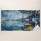 Serviette De Plage Tour Eifel (Devant)