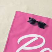 Serviette de plage Tour Eiffel (En situation)