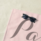 Serviette De Plage Tour Eiffel Paris Salle de bain (En situation)