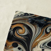 Serviette De Plage Tourbillon de motif léopard abstrait (En situation)