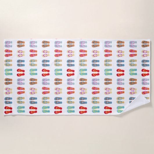 Serviette De Plage Tourbillon d'été (Devant)