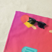 Serviette De Plage Touriste 🌞 (En situation)