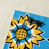 Serviette De Plage Tournesol (En situation)