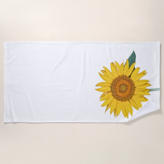 Serviette De Plage Tournesol (Devant)