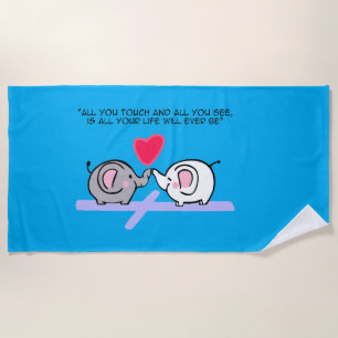 Serviette De Plage Tout ce que vous touchez